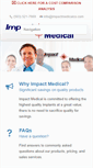 Mobile Screenshot of impactmedicalco.com